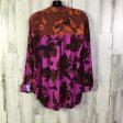 Blouse Long Sleeve By Anthropologie In Orange & Pink, Size: Xs For Cheap