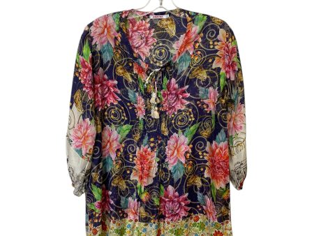 Tunic Long Sleeve By Johnny Was In Multi-colored, Size: Xs Online