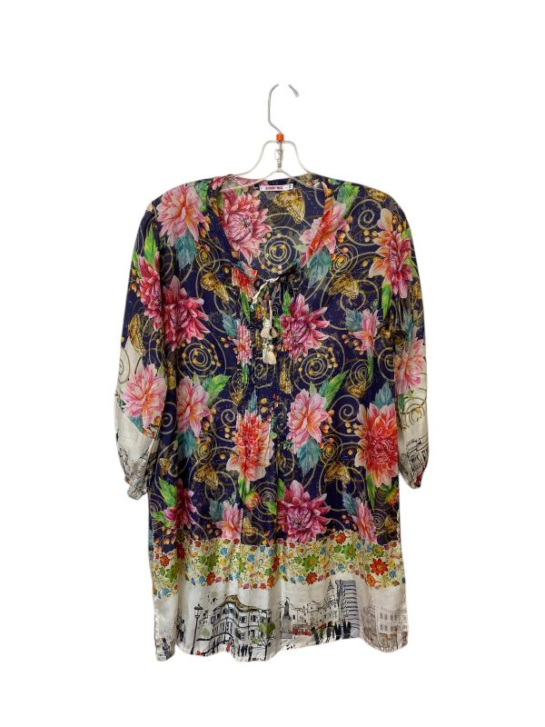 Tunic Long Sleeve By Johnny Was In Multi-colored, Size: Xs Online