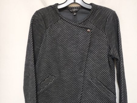 Blazer By Ann Taylor In Black & Grey, Size: Sp For Cheap