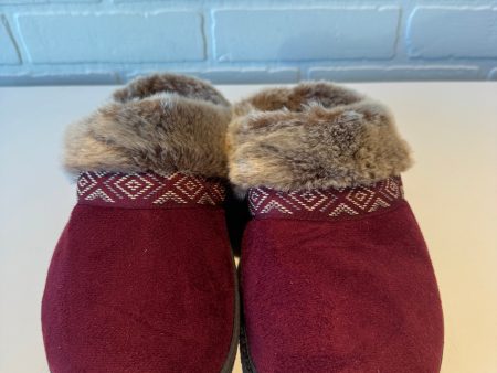 Slippers By Isotoner In Red For Cheap