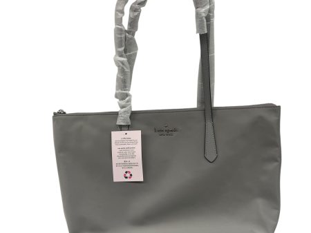 Tote Designer By Kate Spade In Grey, Size:Medium Discount