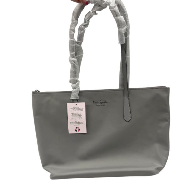 Tote Designer By Kate Spade In Grey, Size:Medium Discount