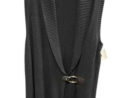 Vest Sweater By Lauren By Ralph Lauren In Black, Size: 2x Supply