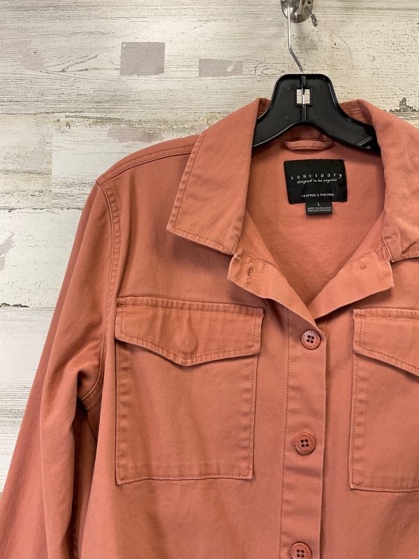 Jacket Shirt By Sanctuary In Orange, Size: L Hot on Sale