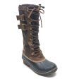 Boots Mid-calf Heels By Sorel In Brown, Size: 7 Online Hot Sale