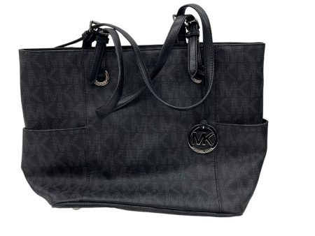 Tote Designer By Michael Kors In Black, Size:Medium Cheap