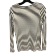 Top Long Sleeve By Time And Tru In Striped Pattern, Size: S Sale