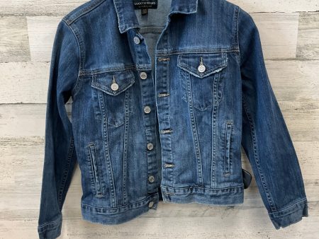 Jacket Denim By Lucky Brand In Blue Denim, Size: S Online Sale