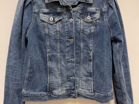 Jacket Denim By Liz Claiborne In Blue Denim, Size: M Cheap