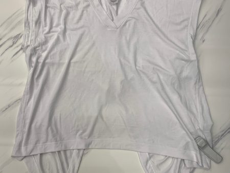 Athletic Top Short Sleeve By Athleta In White, Size: L Supply