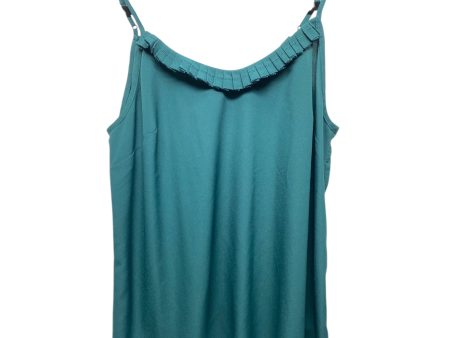 Top Sleeveless By A New Day In Green, Size: M Discount