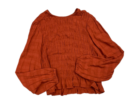 Top Long Sleeve By Sanctuary In Orange, Size: L Discount