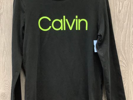 Athletic Top Long Sleeve Crewneck By Calvin Klein Performance In Black, Size: Xl For Discount