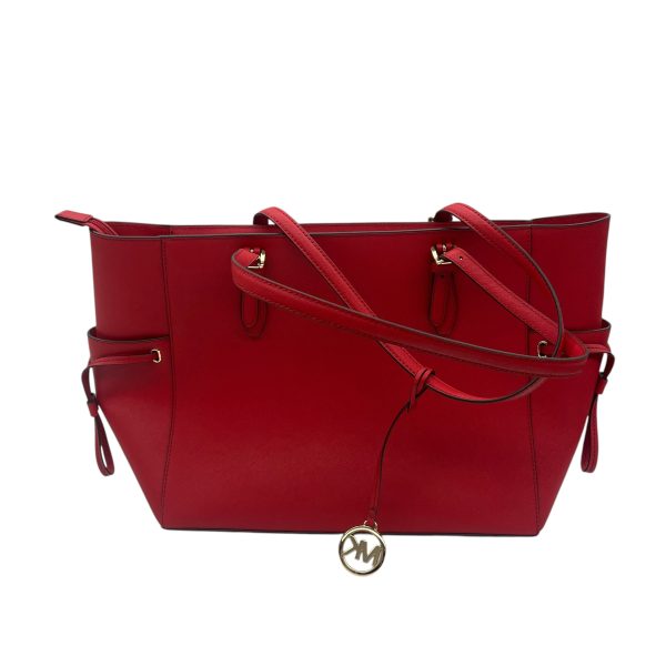 Tote Designer By Michael Kors In Red, Size:Large Supply