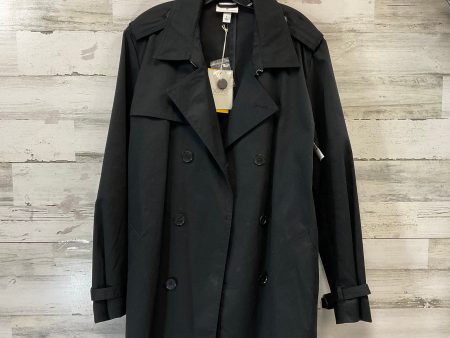 Coat Trench Coat By Phillip Slim For Target In Black, Size: L Hot on Sale