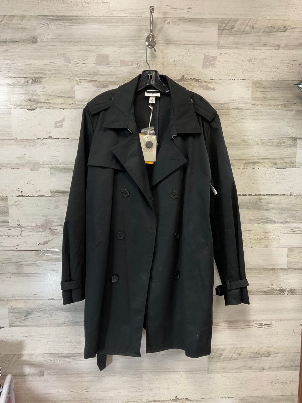 Coat Trench Coat By Phillip Slim For Target In Black, Size: L Hot on Sale