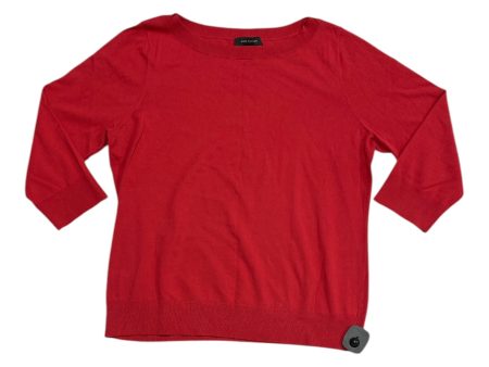 Sweater By Ann Taylor In Red, Size: Xl Online now