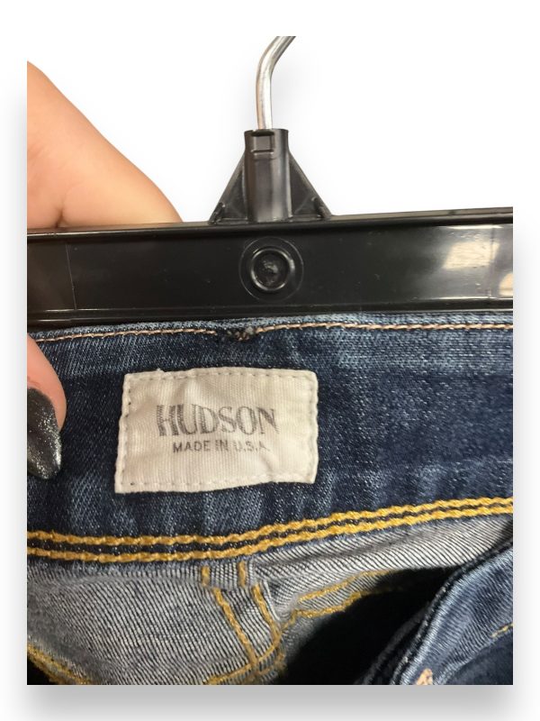 Jeans Boot Cut By Hudson In Blue Denim, Size: 6 Discount