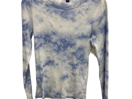 Top Long Sleeve Basic By Banana Republic In Tie Dye Print, Size: M Discount