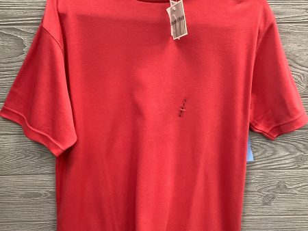 Top Long Sleeve Basic By Baxter And Wells In Coral, Size: L Online Sale