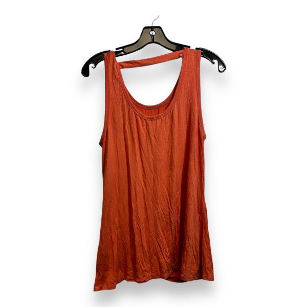 Top Sleeveless Basic By Clothes Mentor In Orange, Size: L on Sale