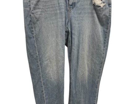 Jeans Boyfriend By American Eagle In Blue Denim, Size: 16 Supply