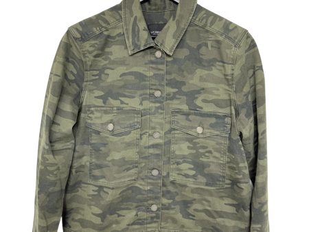 Jacket Denim By Liverpool In Camouflage Print, Size: L Hot on Sale