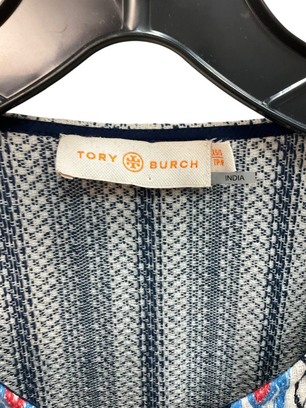 Poncho Designer By Tory Burch In Blue, Size: Xs Online now