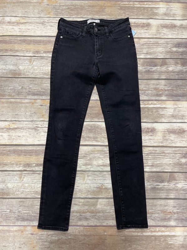 Jeans Skinny By Abercrombie And Fitch In Black, Size: 6 Hot on Sale