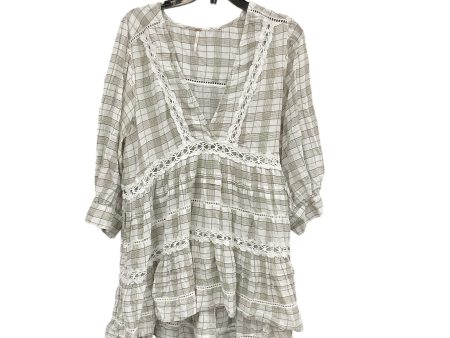 Tunic 3 4 Sleeve By Free People In Green, Size: L For Cheap