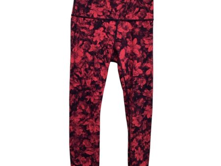 Athletic Leggings By Lululemon In Floral Print, Size: 4 Sale