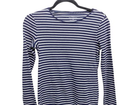 Top Long Sleeve By Talbots In Striped Pattern, Size: Xs For Cheap