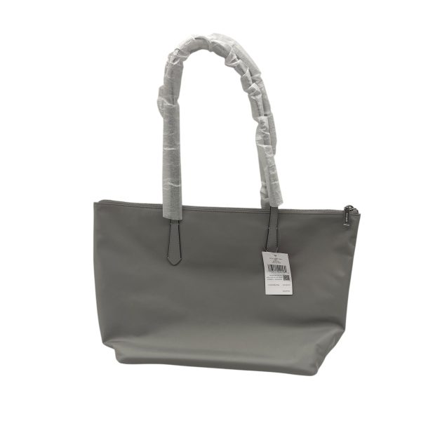 Tote Designer By Kate Spade In Grey, Size:Medium Discount