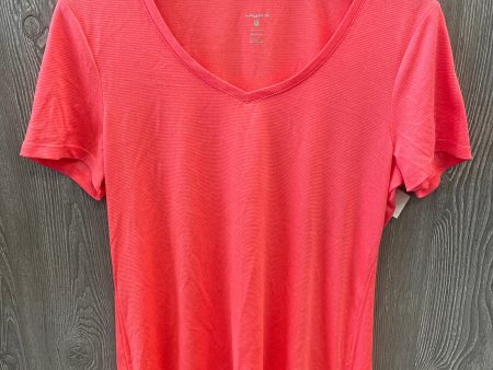 Athletic Top Short Sleeve By Clothes Mentor In Coral, Size: L Online