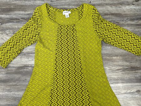 Tunic Long Sleeve By Peck And Peck In Chartreuse, Size: Petite  Medium Online