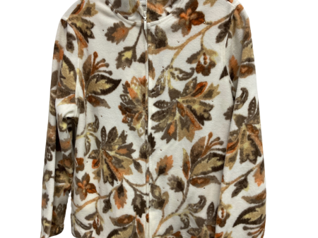 Jacket Fleece By Alfred Dunner In Paisley Print, Size: S Online Sale