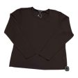 Top Long Sleeve Designer By Eileen Fisher In Brown, Size: L on Sale