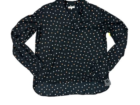 Top Long Sleeve By Pleione In Black, Size: M Sale