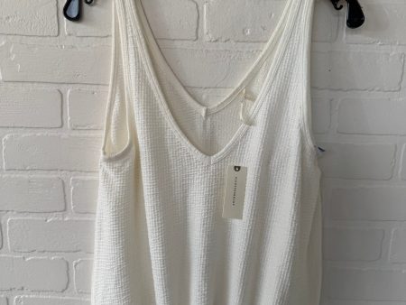 Top Sleeveless By Anthropologie In Cream, Size: M Online Hot Sale