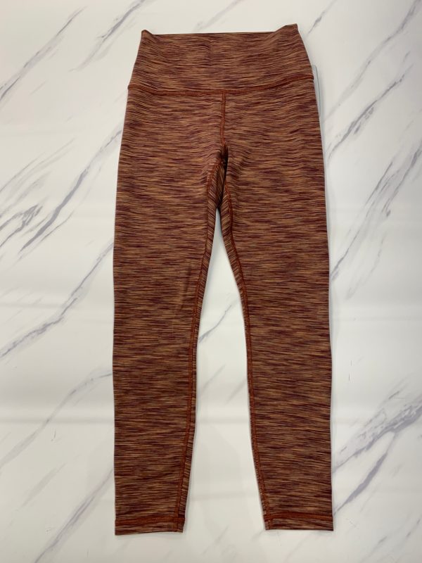 Athletic Leggings By Athleta In Maroon, Size: S For Sale