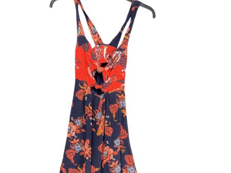 Tunic Sleeveless By Free People In Blue & Orange, Size: S Online Sale