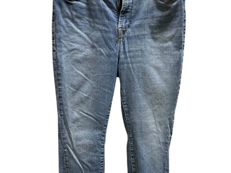 Jeans Boot Cut By Good American In Blue Denim, Size: 16 Fashion