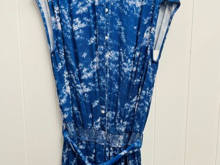 Romper By sundays In Blue & White, Size: S Sale