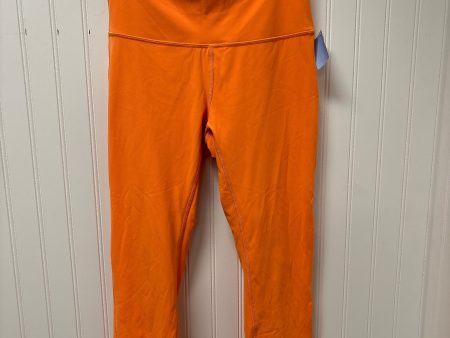 Athletic Leggings By Lululemon In Orange, Size: M Hot on Sale