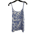 Top Cami By Clothes Mentor In Blue & White, Size: Xxl Hot on Sale