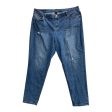 Jeans Boyfriend By Lane Bryant In Blue, Size: 24 Supply