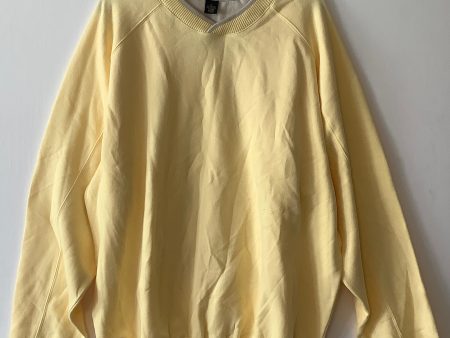 Sweatshirt Crewneck By Clothes Mentor In Yellow, Size: Xl For Discount