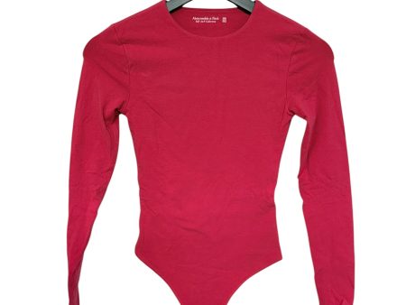 Bodysuit By Abercrombie And Fitch In Pink, Size: Xxs Sale