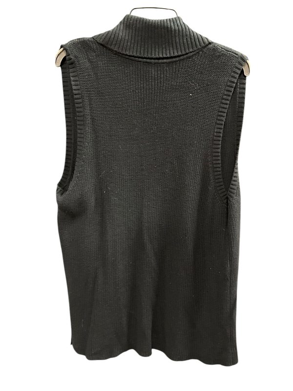 Vest Sweater By Lauren By Ralph Lauren In Black, Size: 2x Supply